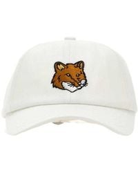 Maison Kitsuné - Maison Kitsuné Fox Head Embroidered Baseball Cap - Lyst