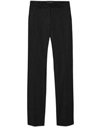 JOSEPH - Coleman Cropped Stretch-Twill Slim-Leg Pants - Lyst