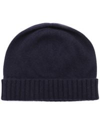 Malo - Fine-Knit Turn-Up Brim Beanie - Lyst