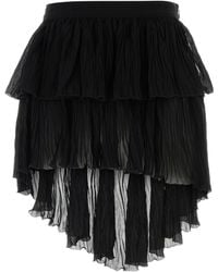 Blumarine - Asymmetric Crinked Mini Skirt - Lyst