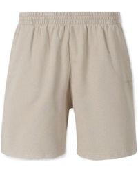 Balenciaga - Logo Embroidered Bermuda Shorts - Lyst