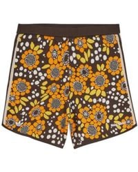 adidas Originals - X Wales Bonner Knit Floral Shorts - Lyst