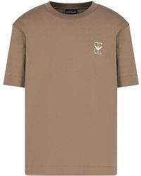 Emporio Armani - Logo-Print T-Shirt - Lyst