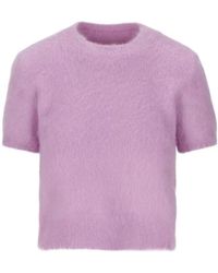 Maison Margiela - Brushed Crewneck T-Shirt - Lyst