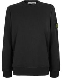 Stone Island - Logo Crew Neck Sweatshirt - Lyst