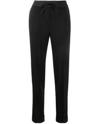 P.A.R.O.S.H. - Drawstring Straight-Leg Trousers - Lyst