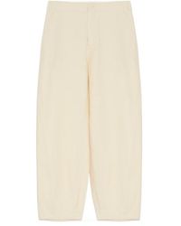 Yves Salomon - High-Waist Tapered Trousers - Lyst
