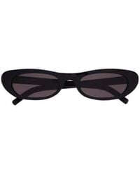 Saint Laurent - Eyewear Rectangular Frame Sunglasses - Lyst