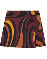 PUCCI - Pucci Printed A-Line Skirt - Lyst