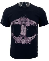Just Cavalli - Pattern Printed Short-Sleeved T-Shirt - Lyst