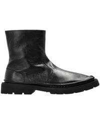 Maison Margiela - Side Zipped Level Ankle Boots - Lyst
