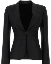 Gucci - Faille Collared Jacket - Lyst