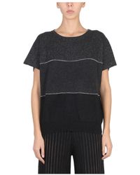 Fabiana Filippi - Lurex Detailed Turtleneck Jumper - Lyst