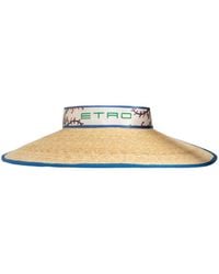 Etro - Logo Embroidered Hat - Lyst