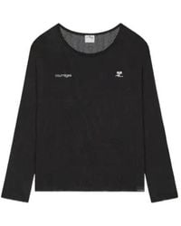Courreges - Long-Sleeve Logo Top - Lyst