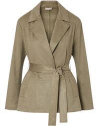 Liu Jo - Faux Suede Jacket - Lyst