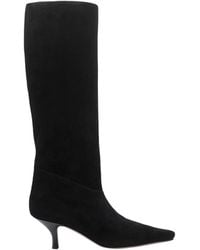 Paris Texas - Rose Knee-High Stiletto Boots - Lyst