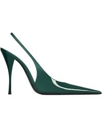 Saint Laurent - Open-Toe High-Heeled Sandals - Lyst