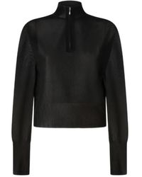 Pinko - X Patrick Mcdowell Half-Zip Blouse - Lyst