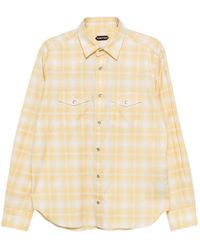 Tom Ford - Checkered Shirt - Lyst