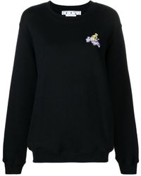 Off-White c/o Virgil Abloh - Floral Arrows-Motif Sweatshirt - Lyst