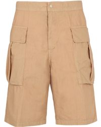 Aspesi - Logo-Patch Cotton Cargo Shorts - Lyst