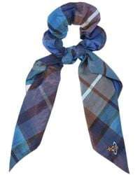 Vivienne Westwood - Check Patterned Scarf - Lyst