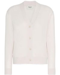 Weekend by Maxmara - Wool, Silk And Cashmere V-Neck Cardigan - Lyst