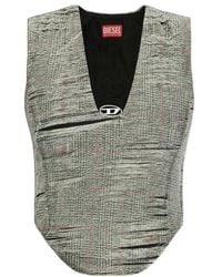 DIESEL - De-Laris-Fsg Distressed Top - Lyst