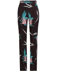 Marni - Straight-Leg Floral Printed Pants - Lyst