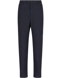 Emporio Armani - Cropped Trousers - Lyst