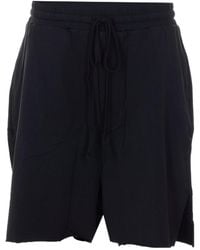 Thom Krom - Elastic Waist Drawstring Shorts - Lyst