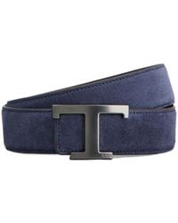 Tod's - T Timeless Buckled Reversible Belt - Lyst