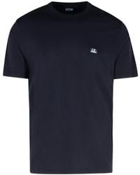 C.P. Company - Logo Patch Crewneck T-Shirt - Lyst
