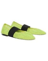 MSGM - Round-Toe Strap Ballet Flats - Lyst