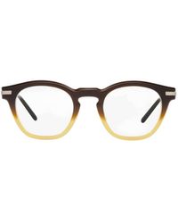 Oliver Peoples - Gradient-Effect Round-Frame Glasses - Lyst