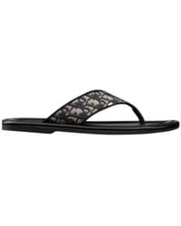 Dior - Homme Logo Jacquard Slip-On Sandals - Lyst