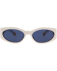 Jacquemus - Oval Frame Sunglasses - Lyst