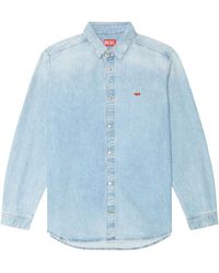 DIESEL - Denim Shirt - Lyst