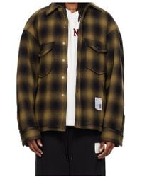 Maison Mihara Yasuhiro - Long-Sleeved Plaid Padded Jacket - Lyst