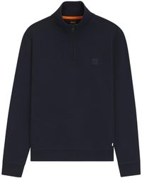 BOSS - Quarter Zip Fleece - Lyst