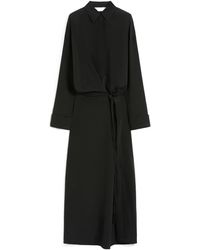 Sportmax - Tie-Front Shirt Dress - Lyst