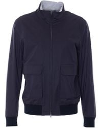 Herno - High-Neck Zip-Up Jacket - Lyst
