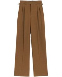 Ami Paris - Ami High-Waist Pleated Pants - Lyst