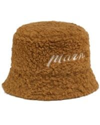 Marni - Logo-Embroidered Bucket Hat - Lyst