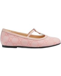 Gucci - Children's Double G Ballet Flat - Lyst