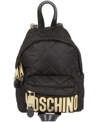 Moschino - Quilted Logo Mini Backpack - Lyst
