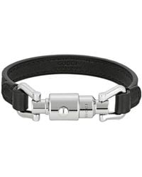 Gucci - Piston Closure Bracelet - Lyst