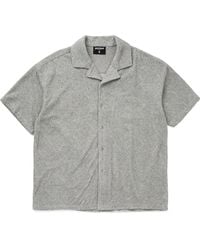 WRSTBHVR - Fred Geometric-Patterned Camp-Collar Shirt - Lyst