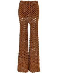 Ermanno Scervino - Crochet Work Trousers - Lyst